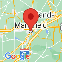 Map of Mansfield OH US